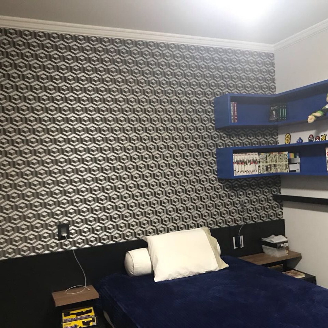 Papel de parede 3D: 10 ideias incríveis e onde comprar 10 Foto de papel de parede 3d 4 - 4