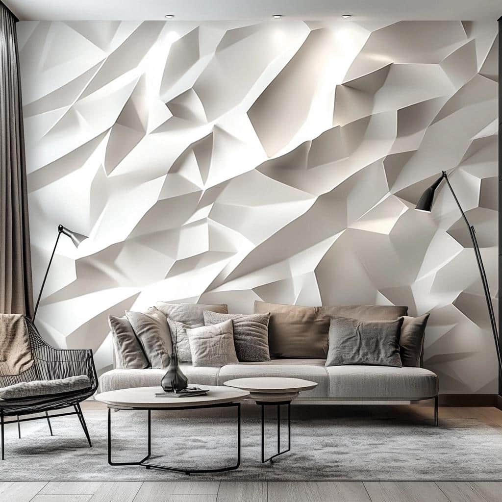 Papel de parede 3D: 10 ideias incríveis e onde comprar 6 Papel de parede 3D: 35 ideias incríveis e onde comprar