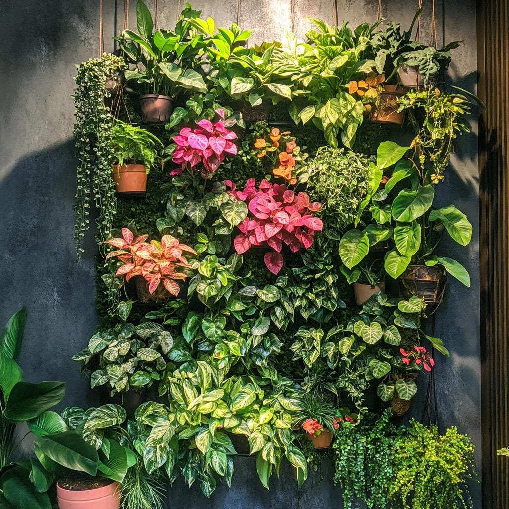17 Plantas Perfeitas para Criar Um Jardim Vertical em Vasos 2 17 Plantas Perfeitas para Criar Um Jardim Vertical em Vasos