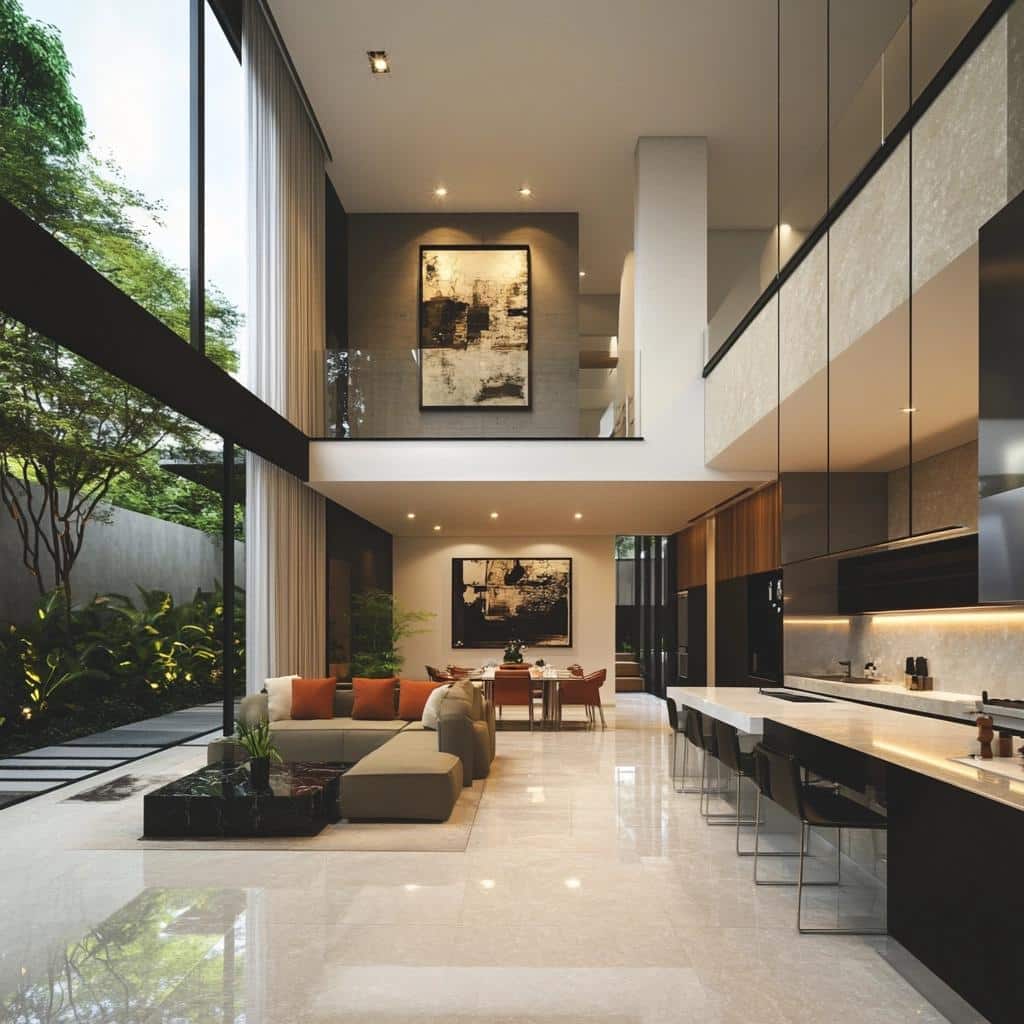 Transforme seu Espaço com o Toque Urbano do Porcelanato Cimento Queimado! 1 Porcelanato cimento queimado: Dê um toque urbano à decoração