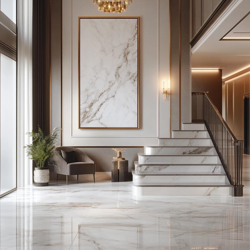 Porcelanato Carrara: A beleza do mármore com as vantagens do revestimento 10. 6 Porcelanato Carrara: A beleza do mármore com as vantagens do revestimento