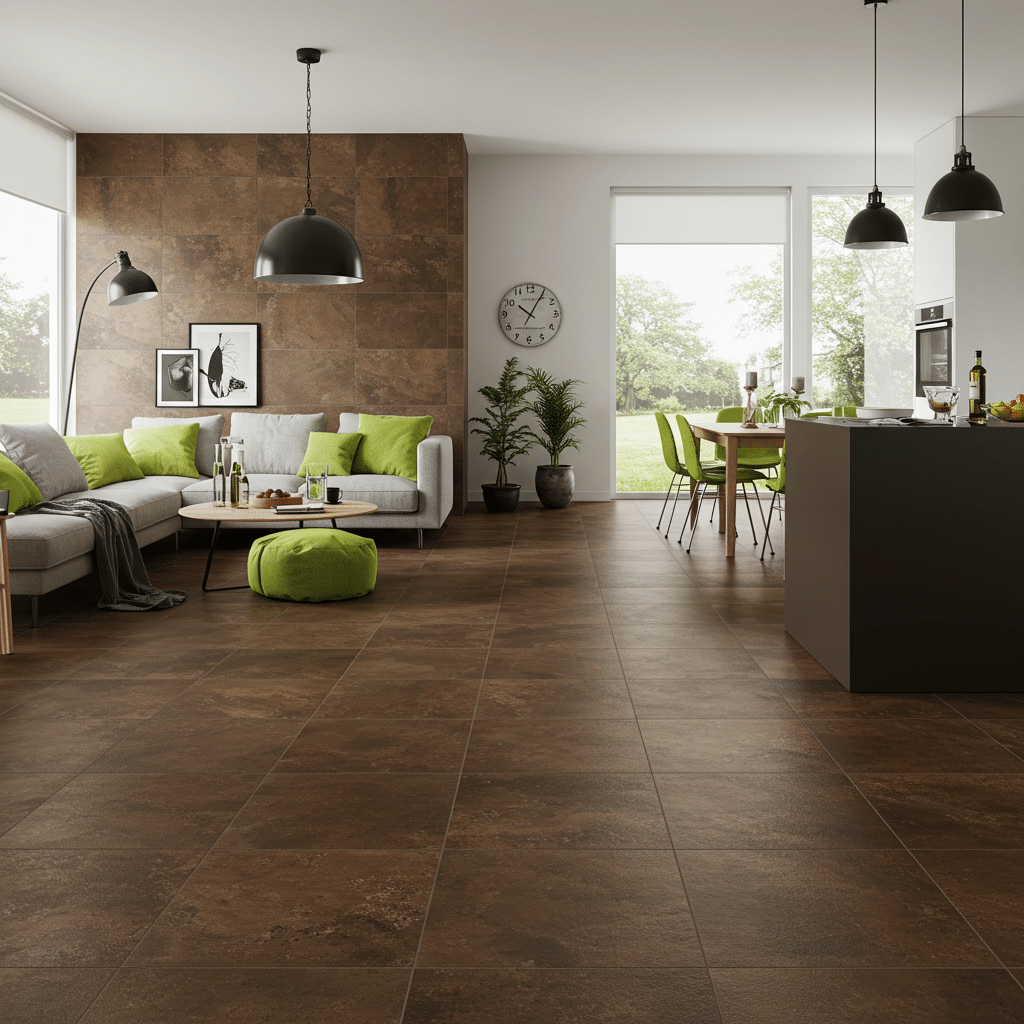 Porcelanato marrom: ideias e inspirações de decoração 6 Porcelanato marrom