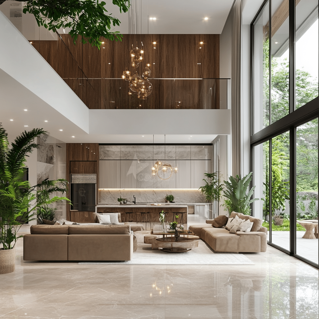Porcelanato marrom: ideias e inspirações de decoração 8 Porcelanato marrom