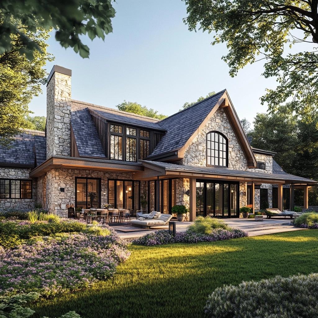 Como Projetar a Fachada Perfeita para Sua Casa de Campo 4 Como Projetar a Fachada Perfeita para Sua Casa de Campo