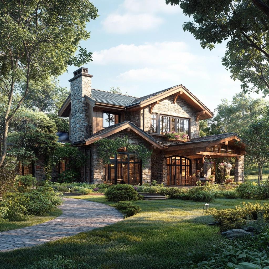 Como Projetar a Fachada Perfeita para Sua Casa de Campo 3 Como Projetar a Fachada Perfeita para Sua Casa de Campo