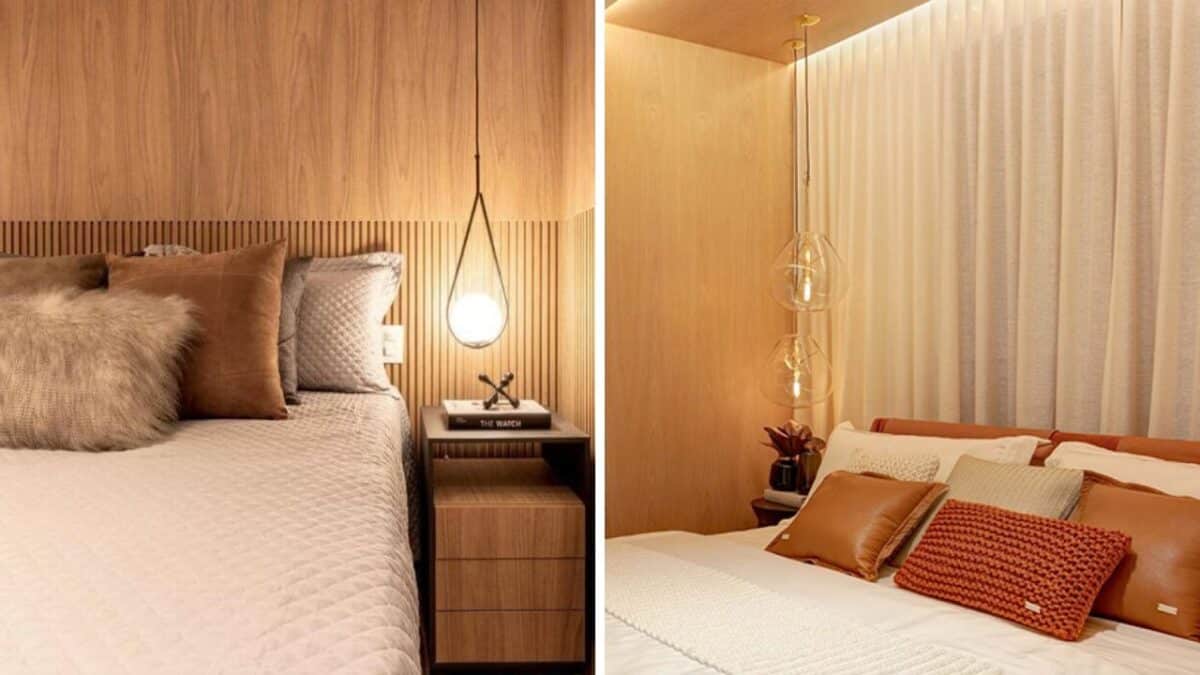 Decoração Neutra: 10 Ideias Incríveis para Quartos no Outono 3 quarto com tons terrosos e neutros