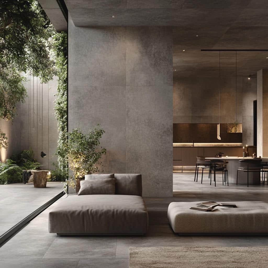 Revestimento cimentício: 50 modelos elegantes para sua decoração 1 Revestimento cimentício: 50 modelos elegantes para sua decoração