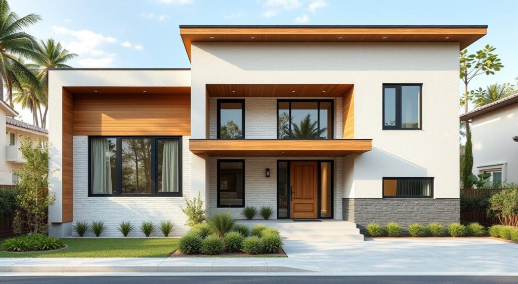 Melhores Cores para a Frente de Casas Simples – Dicas e Sugestões com 10 Cores 1 tendências de design de exteriores – Dicas e opções
