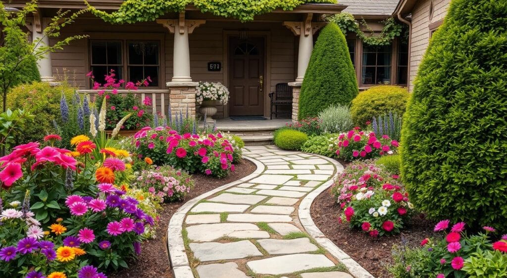 Ideias de Entrada de Casas com Jardim Simples 17 Tipos de jardins para entrada de casas.