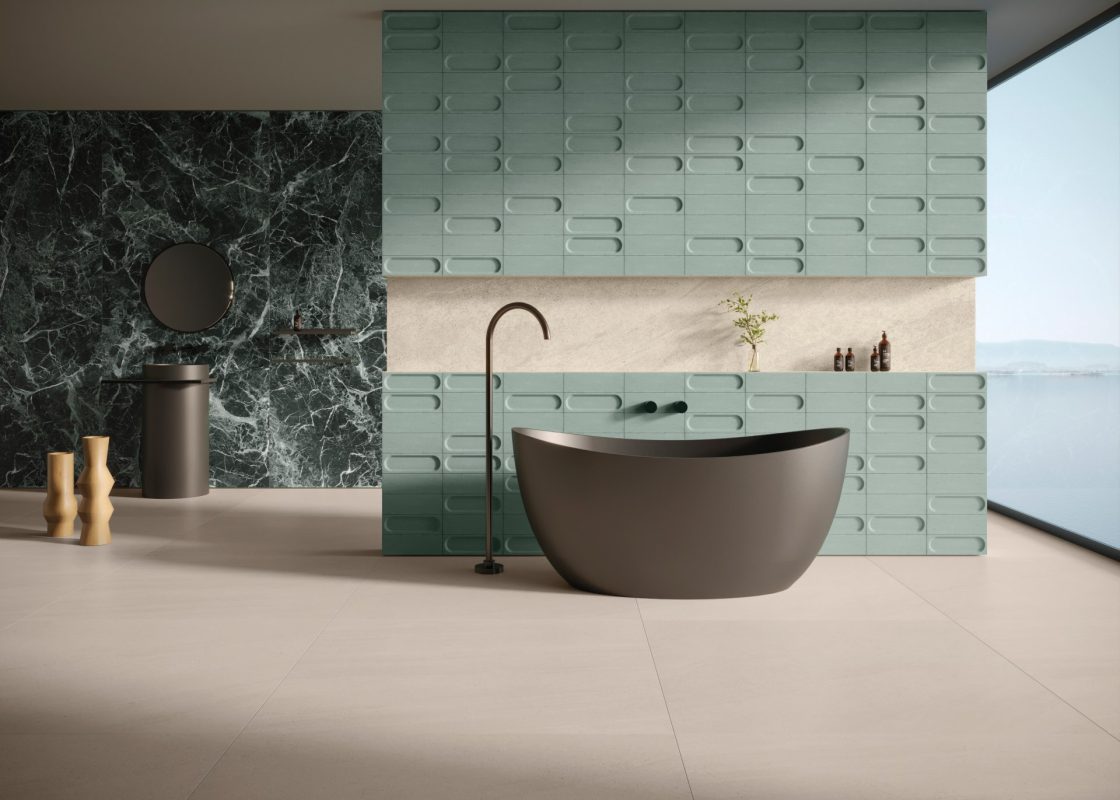 Revestimento Texturizado: O Toque que Transforma sua Decoração! 5 Cerâmica com diferentes texturas que adicionam um efeito estético agradável.