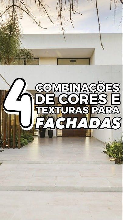 10 Ideias Incríveis para Fachadas Modernas e Simples 3 Fachadas simples com revestimentos modernos: inspire-se para renovar sua entrada
