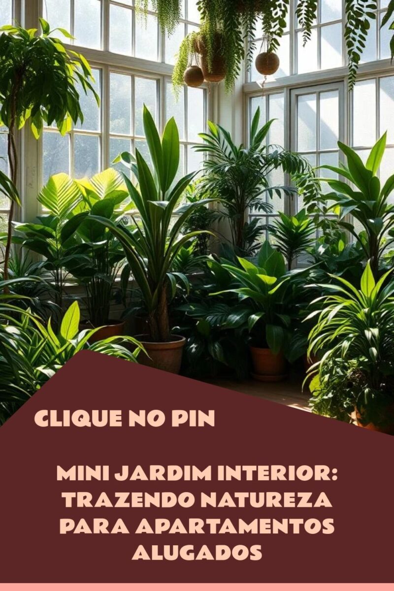 5 Dicas para Transformar Seu Espaço em um Jardim Interior 7 Jardim Interior: Crie um Refúgio Verde em Casa