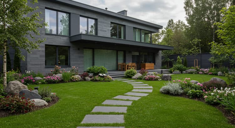 Descubra Como Escolher Pedras Decorativas e Transformar Seu Jardim em um Paraíso Visual! 5 Fotografia de pedras decorativas em um ambiente de jardim.