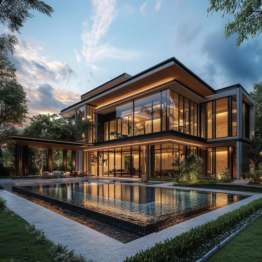 7 Inovações em Arquitetura Residencial Exclusiva que Você Precisa Conhecer 1 Arquitetura Residencial Exclusiva: Projetos que Definem o Novo Padrão