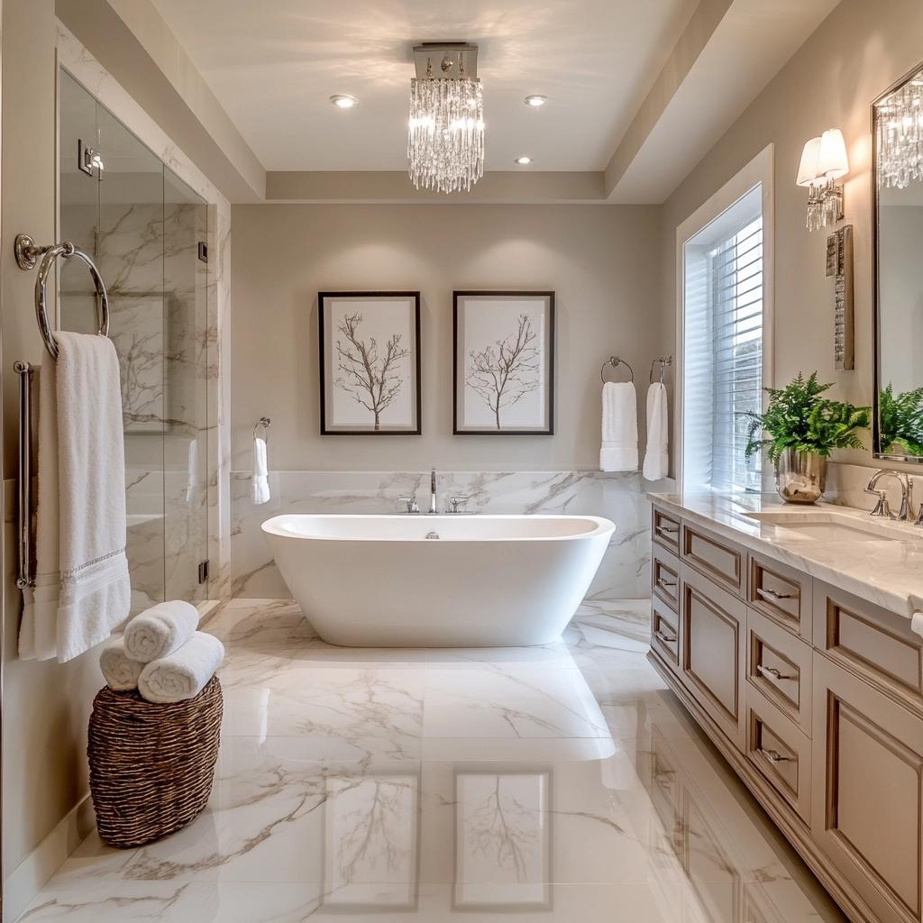 Transforme Seu Banheiro em um Luxo Acessível: Dicas Incríveis para Economizar! 8 Banheiro de Luxo: Como Ter o Seu Sem Gastar Muito?