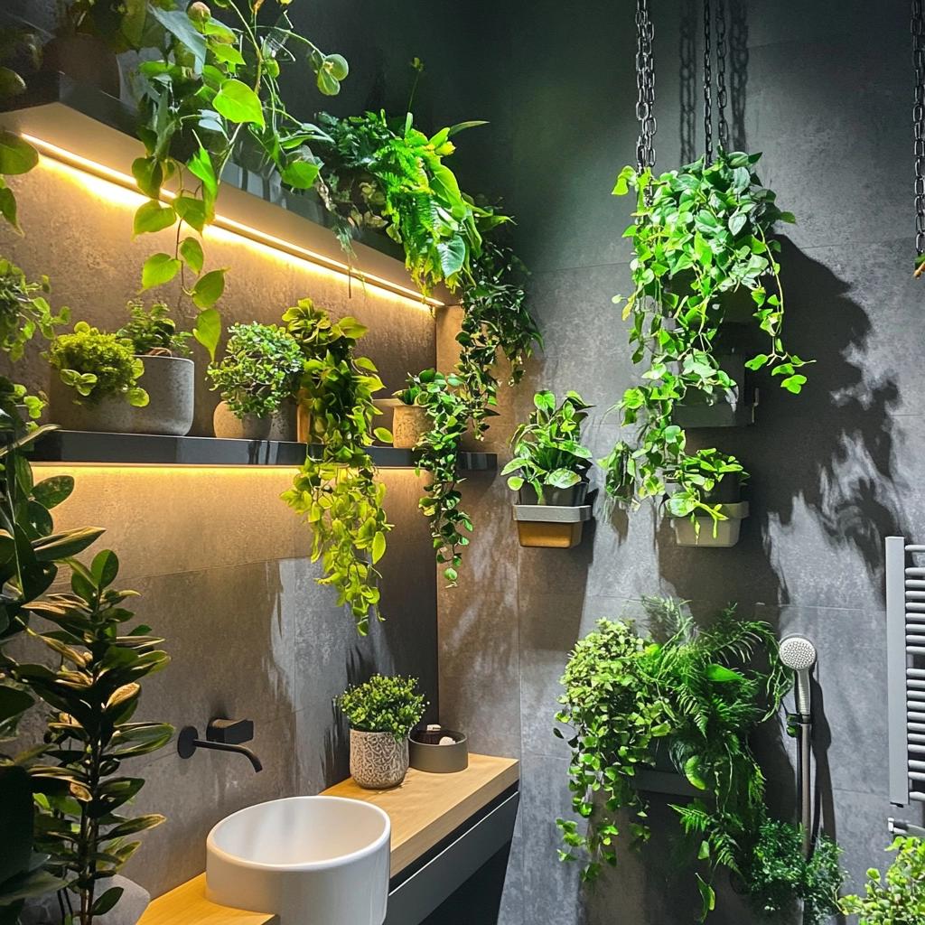 Transforme seu Banheiro com Plantas Artificiais: Dicas Imperdíveis para uma Decoração Incrível! 8 Decoração de Banheiro com Plantas Artificiais: Dicas e Estilos
