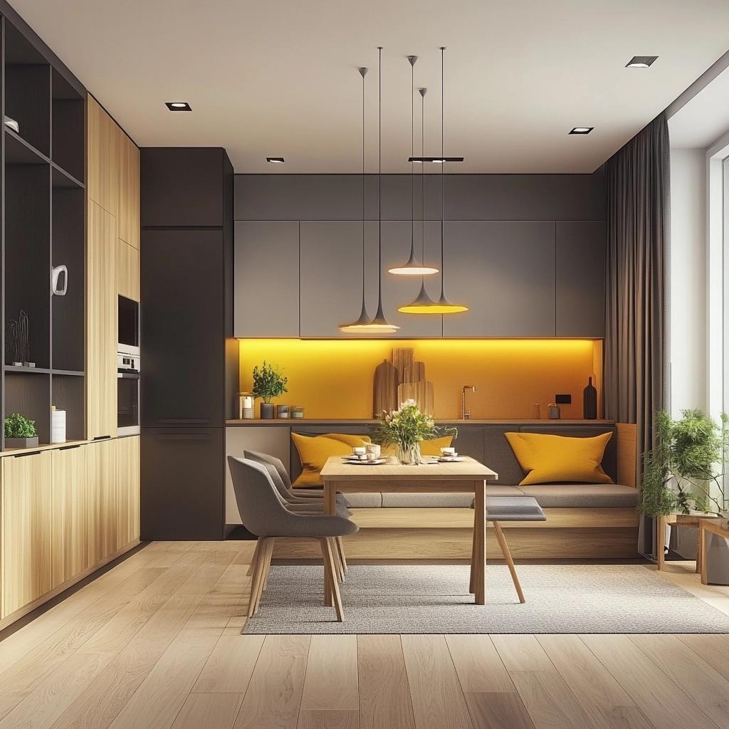 Transforme Seu Espaço: Descubra Soluções Inovadoras para Casas Sem Sala de Estar! 8 Casa sem Sala de Estar: Soluções Criativas e Modernas