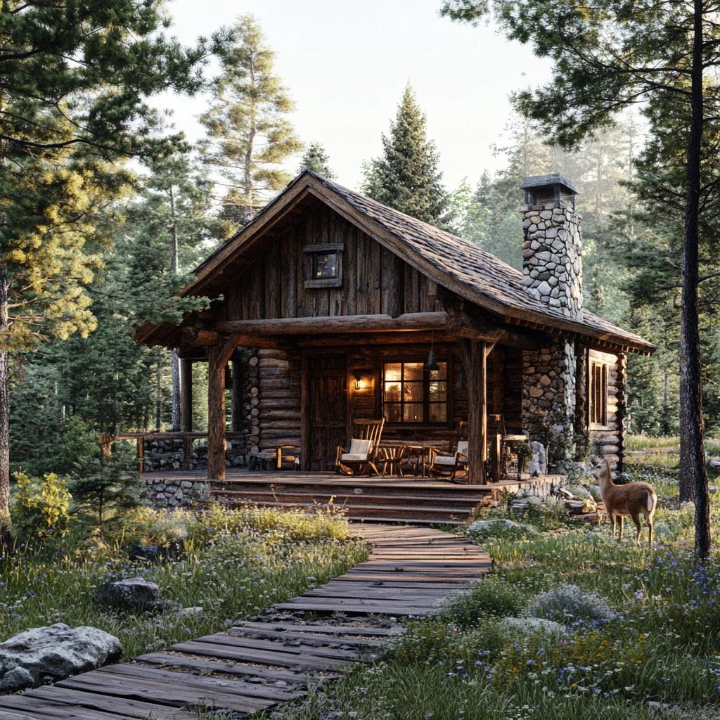 Inspire-se com 10 Casas Cabanas e seu Estilo de Vida Rústico 1 Casas Cabanas: Inspiração e Tendências para um Estilo de Vida Rústico