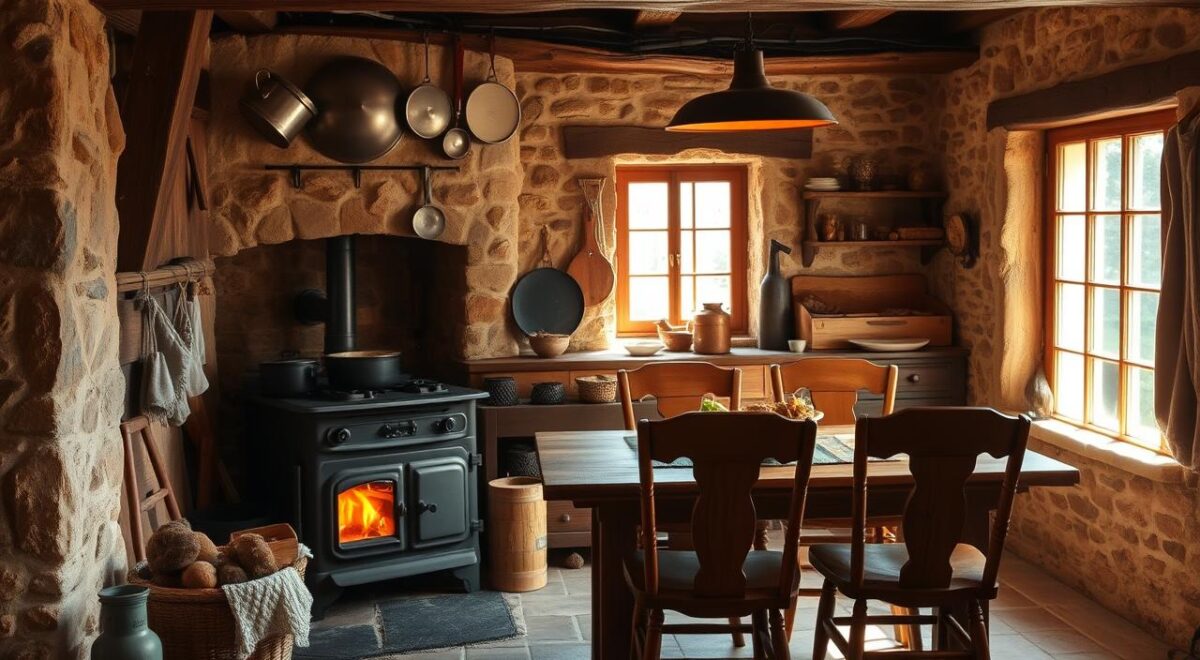 Descubra como pequenas reformas podem valorizar seu apartamento! 3 Cozinha com Fogão a Lenha: Será Que Vale a Pena Ter?