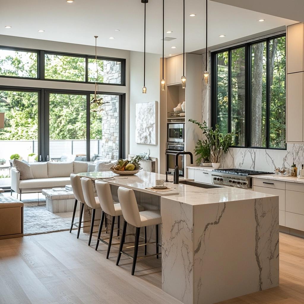 Transforme Seu Espaço: Segredos de Designers para uma Cozinha Americana e Sala de Estar Incríveis! 2 Cozinha Americana e Sala de Estar: Dicas e Tendências