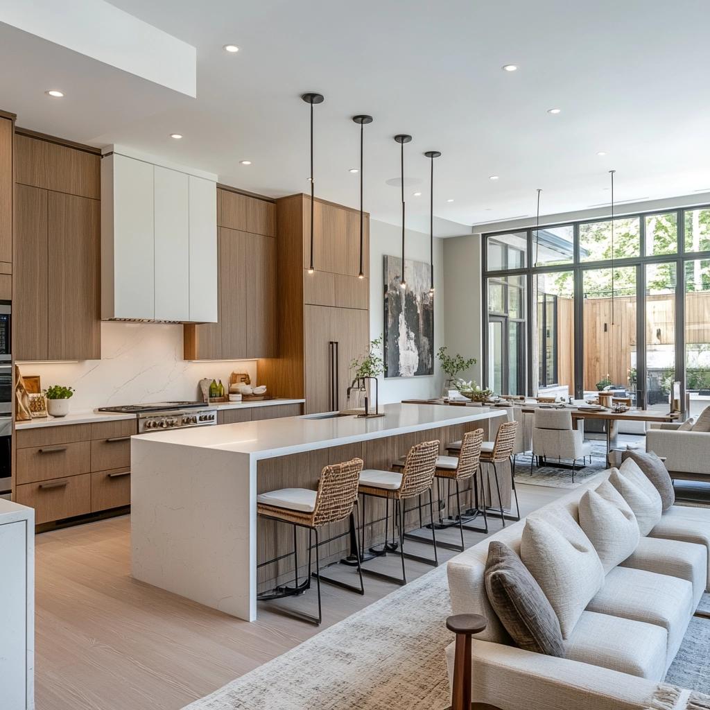Transforme Seu Espaço: Segredos de Designers para uma Cozinha Americana e Sala de Estar Incríveis! 4 Cozinha Americana e Sala de Estar: Dicas e Tendências