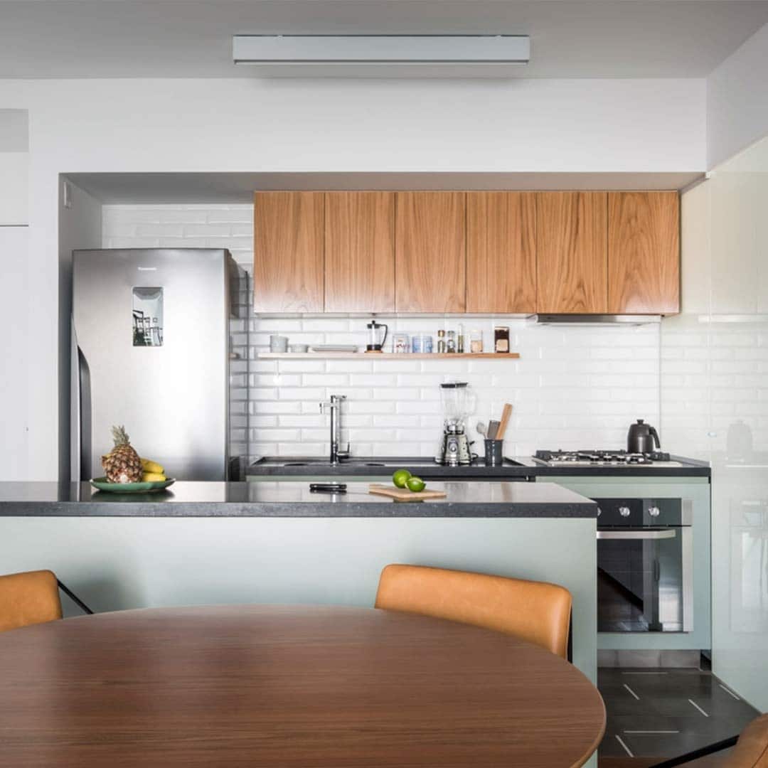 Descubra 50 Cozinhas Simples que Inspiram na Decoração da Sua Casa! 5 Cozinha minimalista e prática.