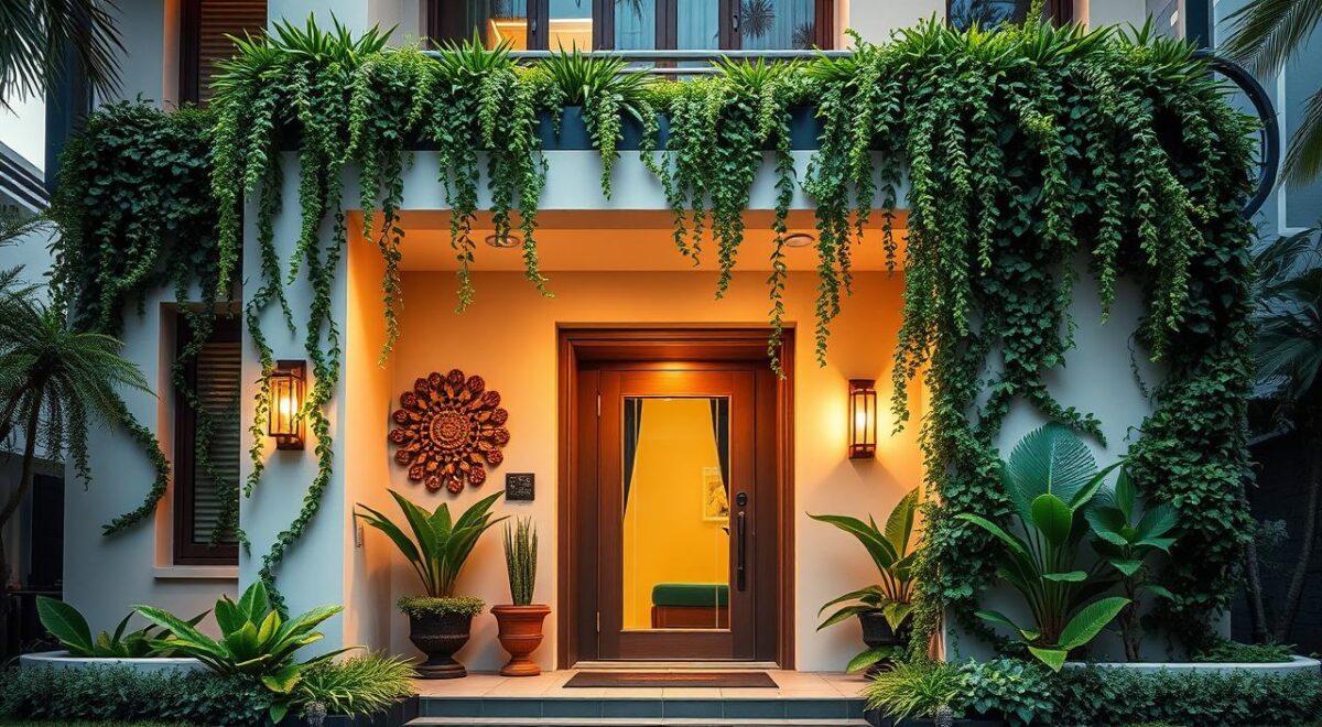 Transforme a Fachada da Sua Casa: Ideias Incríveis para Frentes Modernas que Encantam! 3 Decoração da fachada
