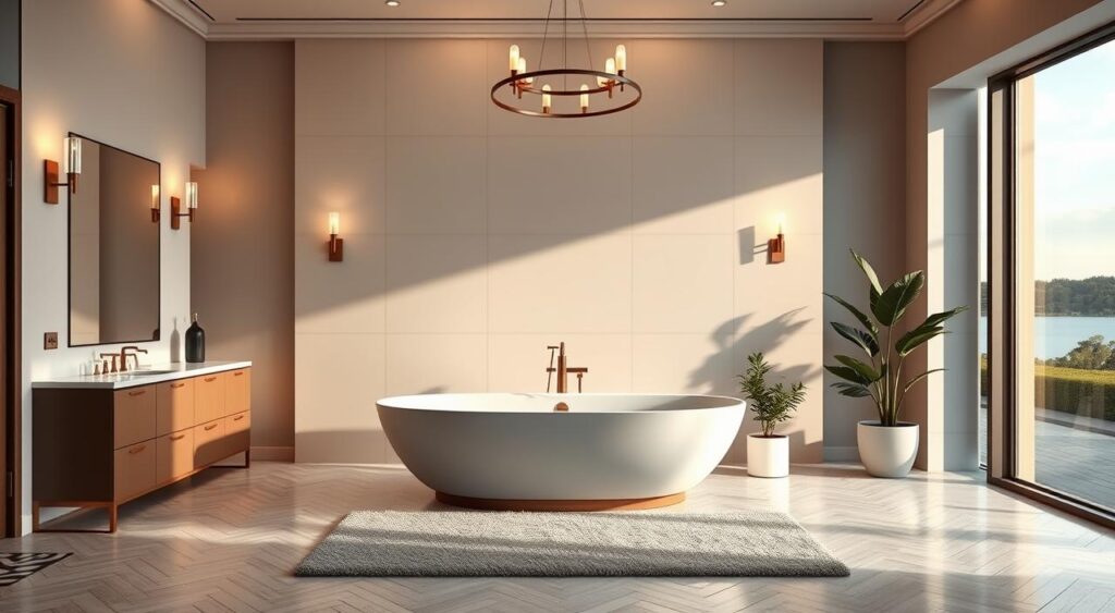 Transforme Seu Banheiro em um Luxo Acessível: Dicas Incríveis para Economizar! 7 Decoração de banheiro sofisticada.