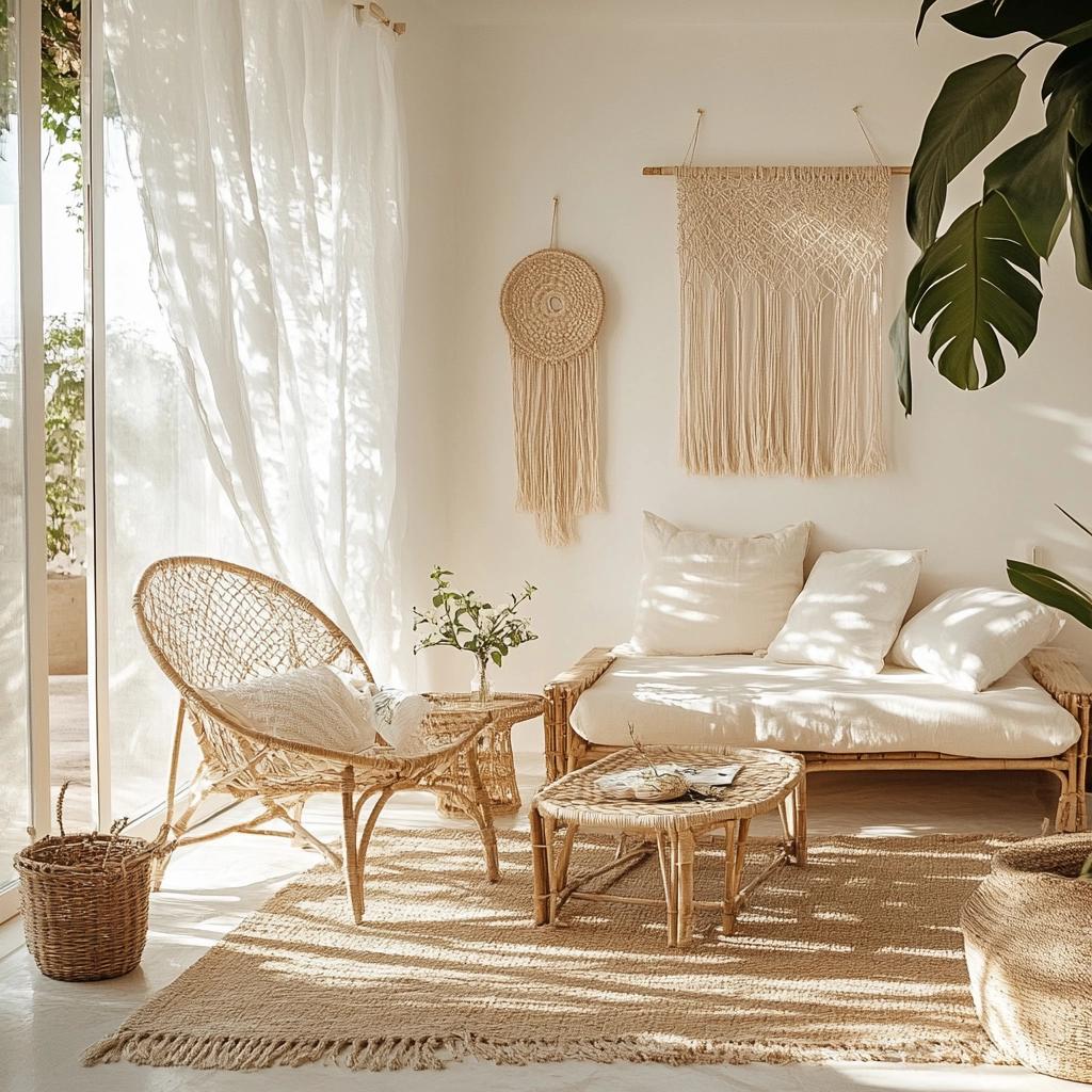 5 Tendências de Decoração com Fibras Naturais para Ambientes Leves 2 Ideias de decoração com fibras naturais para deixar os ambientes mais leves
