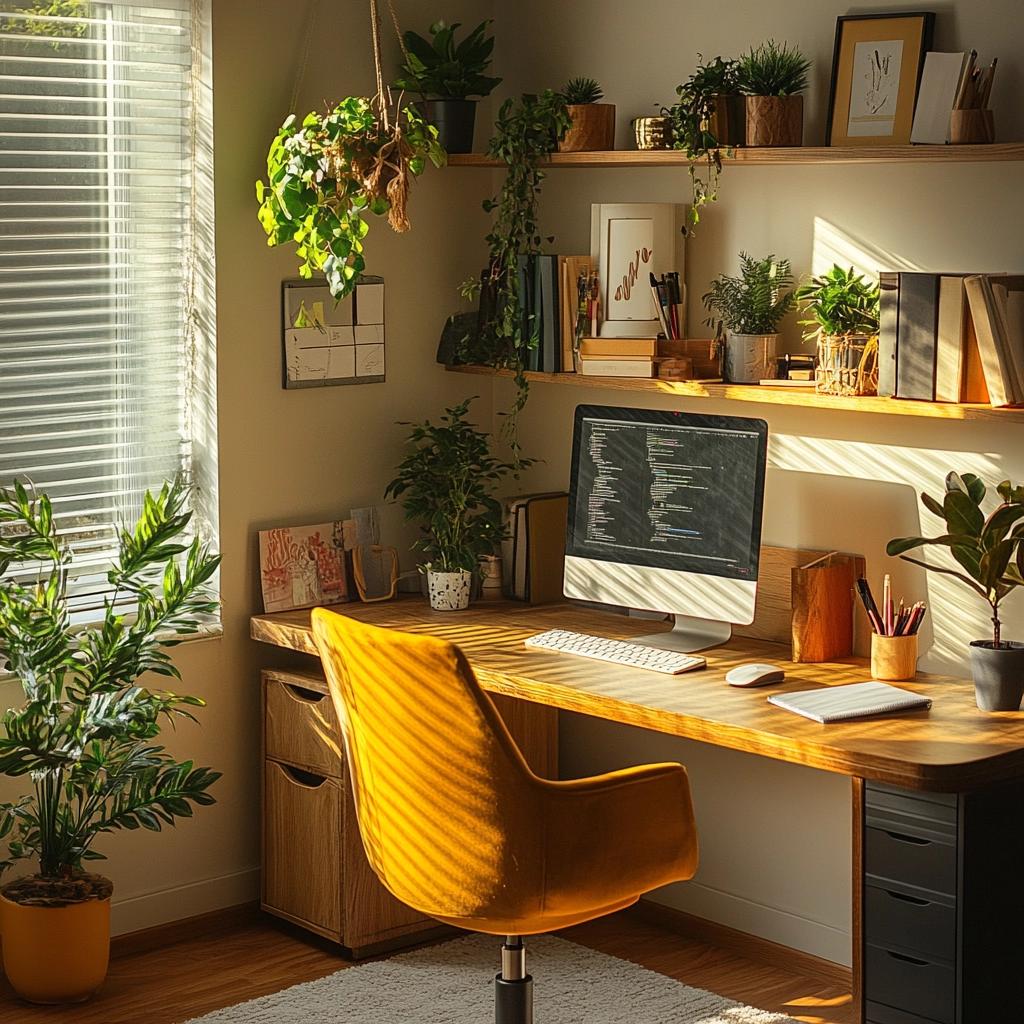 Transforme seu Home Office com Estas 6 Dicas Práticas e Econômicas! 4 6 Ideias Práticas e Económicas para Decorar seu Home Office