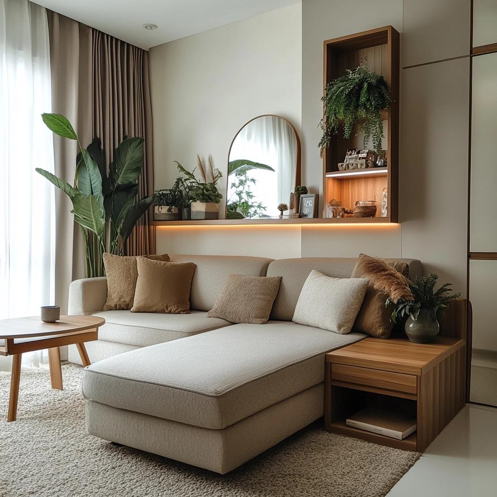 As 7 Melhores Estratégias 1 7 ideias de decoração inteligente para mini salas: mais estilo em menos espaço
