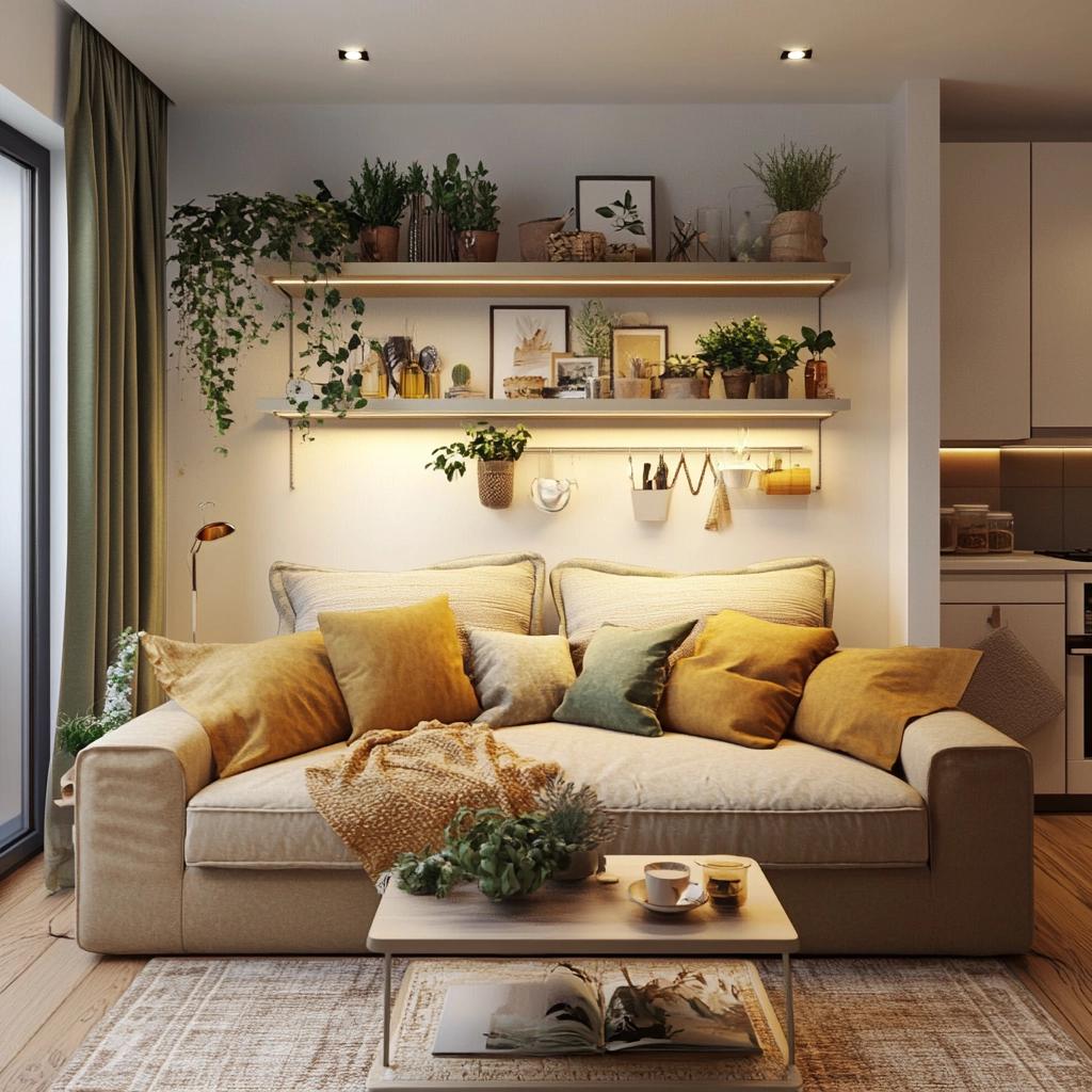 As 10 Melhores Dicas para Decorar Kitnets e Deixar Espacos Aconchegantes 1 Ideias para decoração de kitnets: como deixar espaços compactos mais aconchegantes