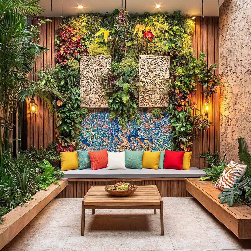 Como decorar a parede do quintal sem gastar muito: ideias fáceis e bonitas 4 Como decorar a parede do quintal sem gastar muito: ideias fáceis e bonitas