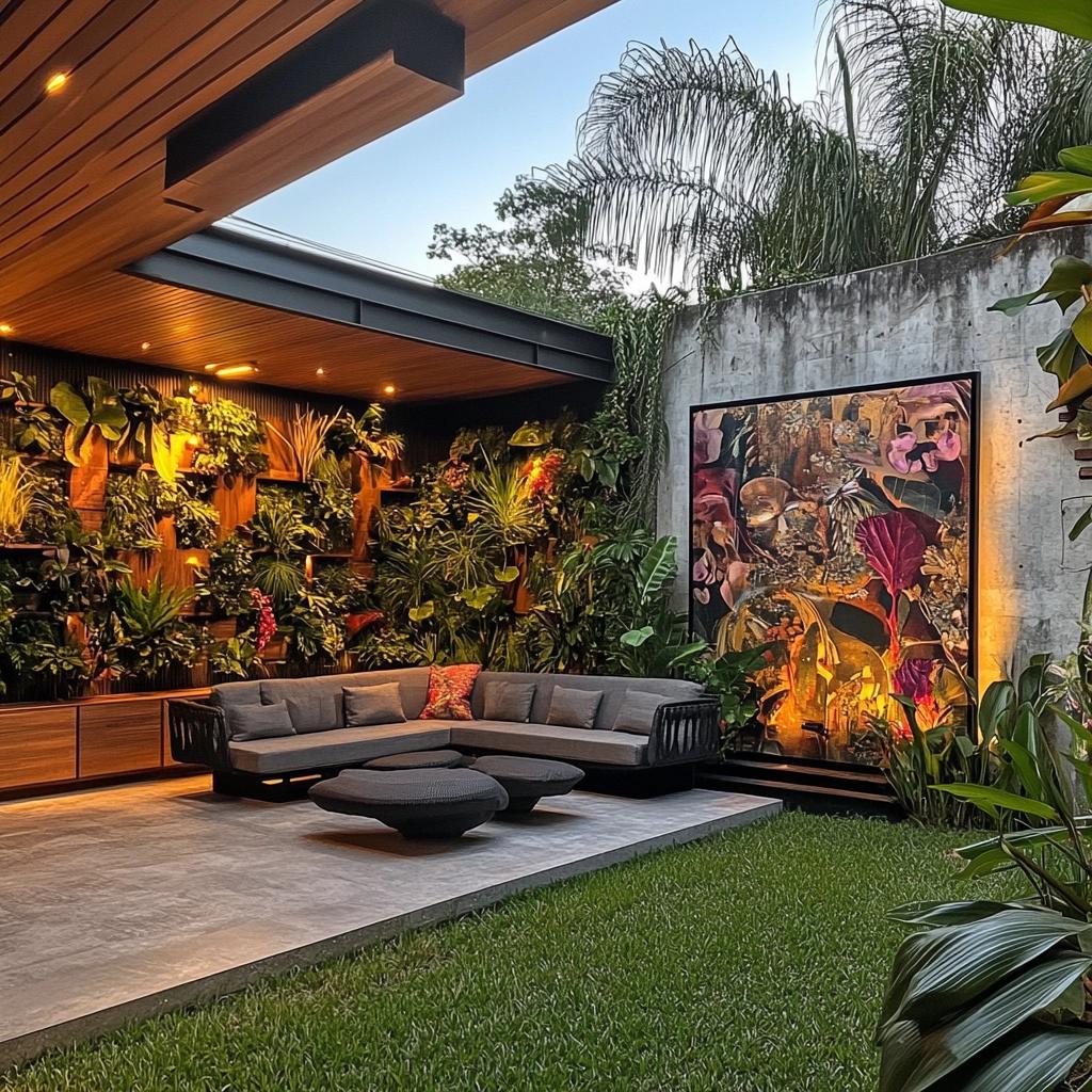 Como decorar a parede do quintal sem gastar muito: ideias fáceis e bonitas 3 Como decorar a parede do quintal sem gastar muito: ideias fáceis e bonitas