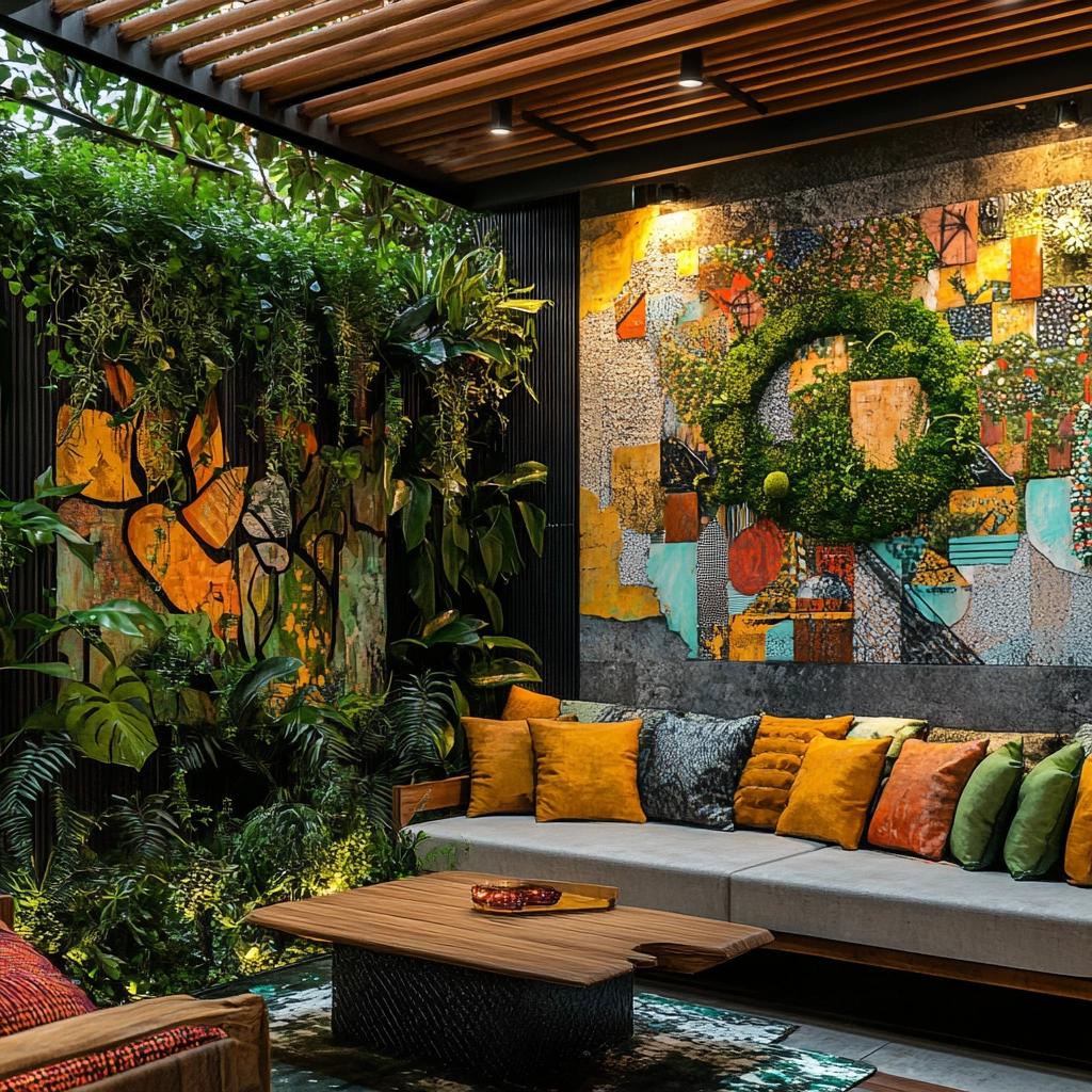 Como decorar a parede do quintal sem gastar muito: ideias fáceis e bonitas 2 Como decorar a parede do quintal sem gastar muito: ideias fáceis e bonitas