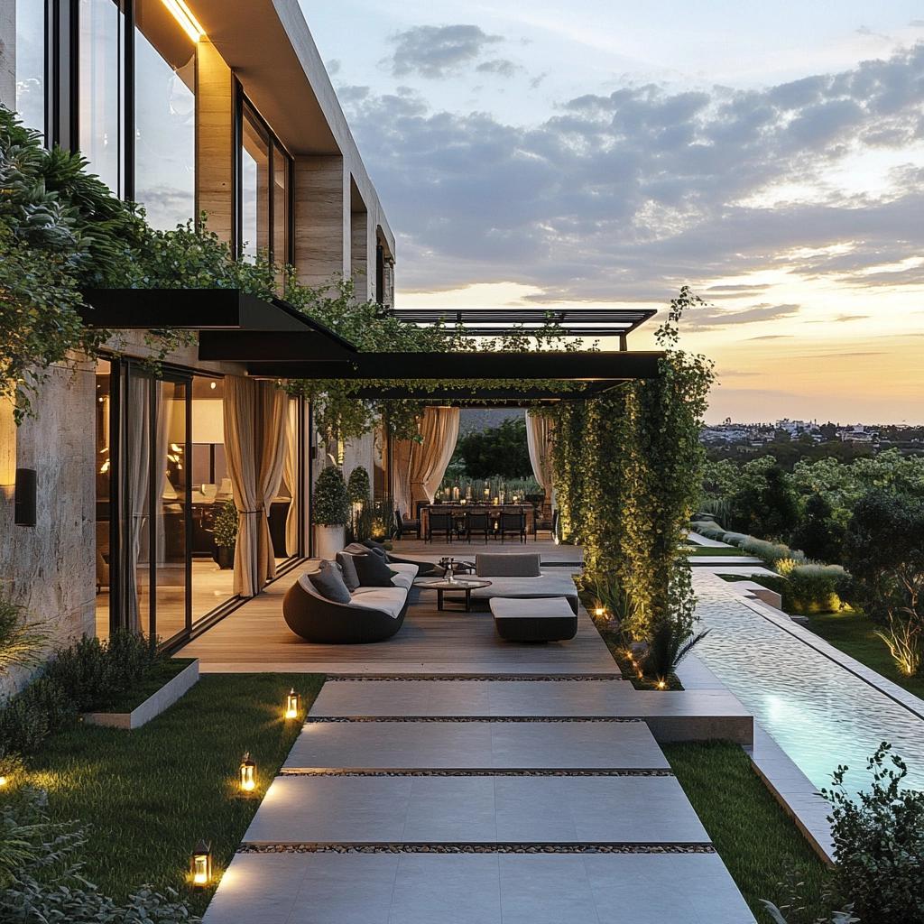 7 Inovações em Design de Exteriores 2 Design de Exteriores Refinado: Elegância Além das Paredes