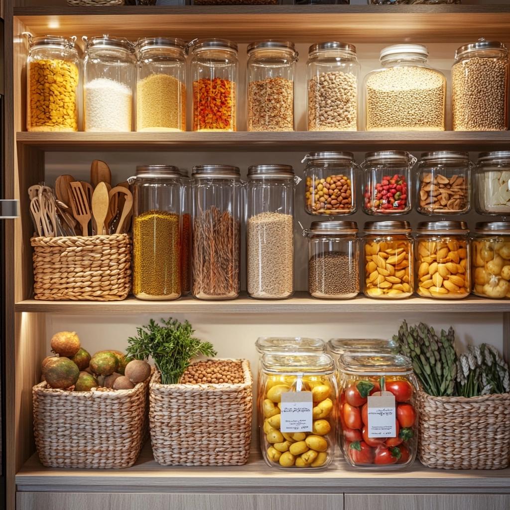 Transforme sua Despensa: 10 Ideias Geniais para Organizar e Aproveitar Espaços! 4 Inspirações de Despensa: 50 Ideias para Organizar Seu Espaço