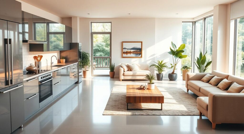 Transforme Seu Espaço: Segredos de Designers para uma Cozinha Americana e Sala de Estar Incríveis! 10 Dicas de organização para a cozinha e sala de estar.