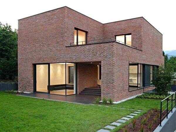 7 Tendências em Construção Sustentável com Tijolos Ecológicos e Design Moderno 3 Casa Tijolo Ecológico: Construção Sustentável com Design Moderno