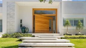 10 IDEIAS DE MUROS DE CASAS QUE VOCÊ PODE FAZER NA SUA 5 Foto de entradas de casas 00 - 1