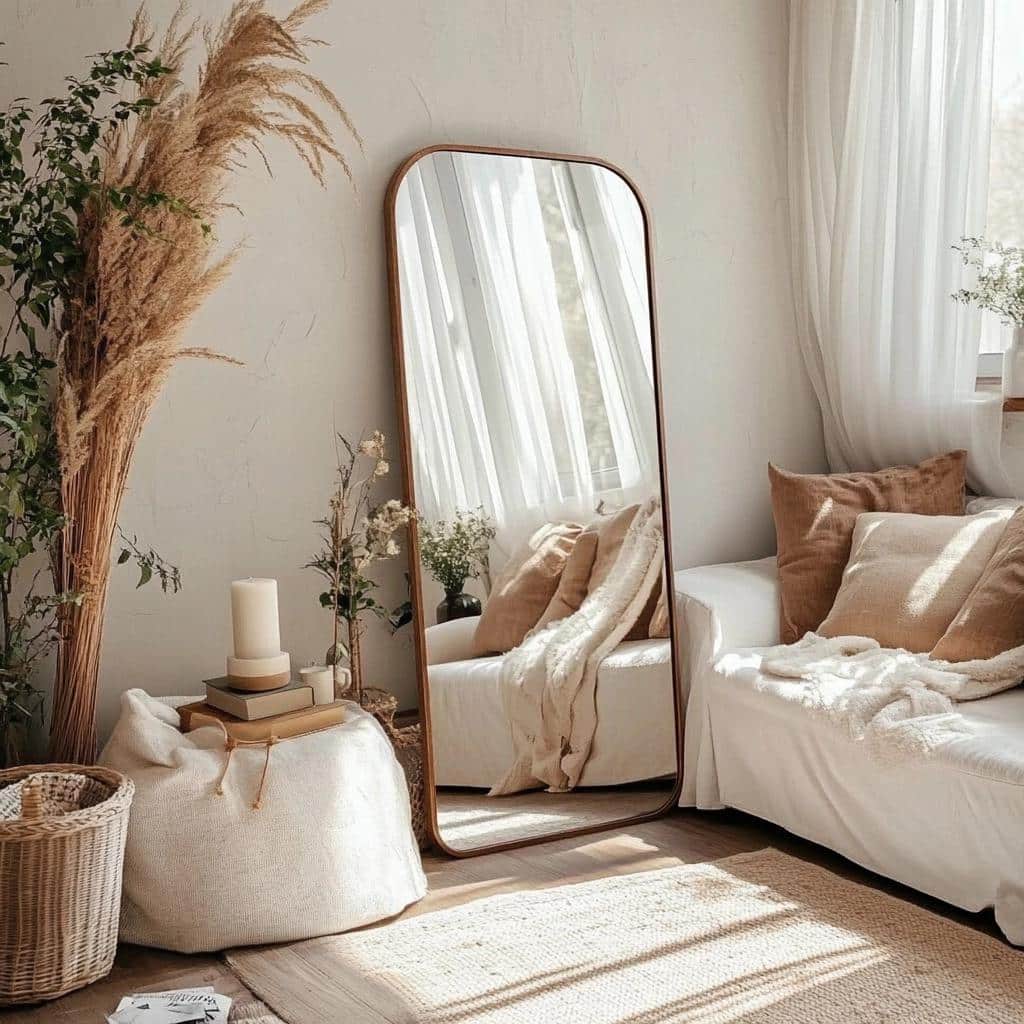Descubra Como o Espelho de Chão Pode Revolucionar Sua Decoração! 4 Espelho de Chão: Transforme sua Decoração com Estilo