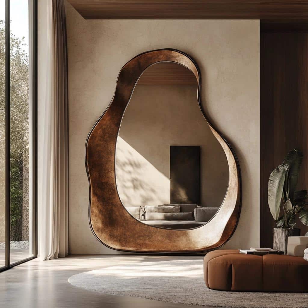 Espelho Orgânico: Design Natural e Sofisticado para Seu Espaço 4 Espelho Orgânico: Design Natural e Sofisticado para Seu Espaço