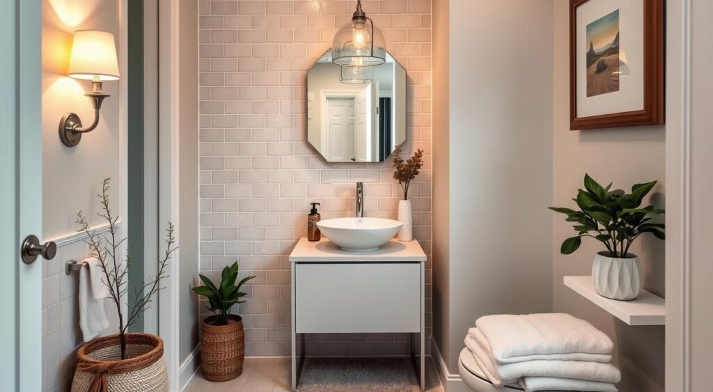 Transforme seu Lavabo Pequeno: Dicas de Estilo e Charme que Você Não Pode Perder! 7 Estilos de lavabo pequeno decorado.