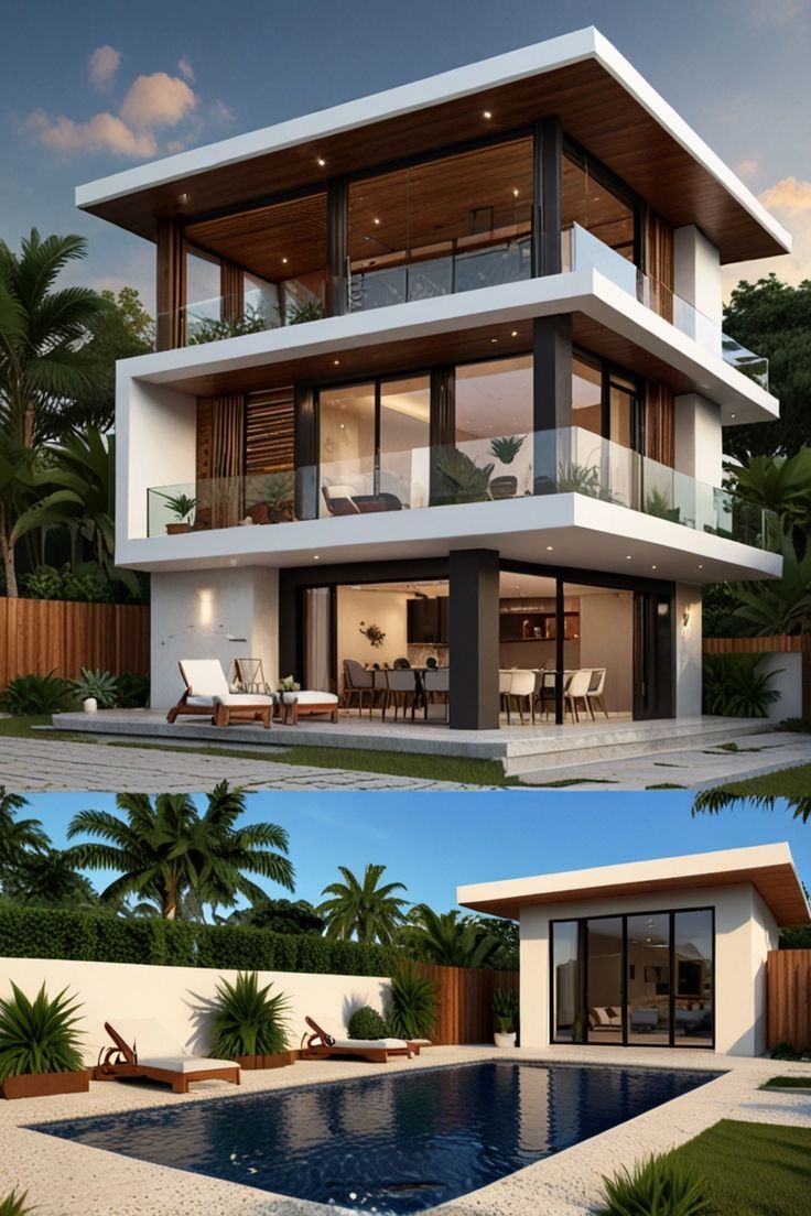 7 Inovações em Design de Exteriores 5 Design de Exteriores Refinado: Elegância Além das Paredes