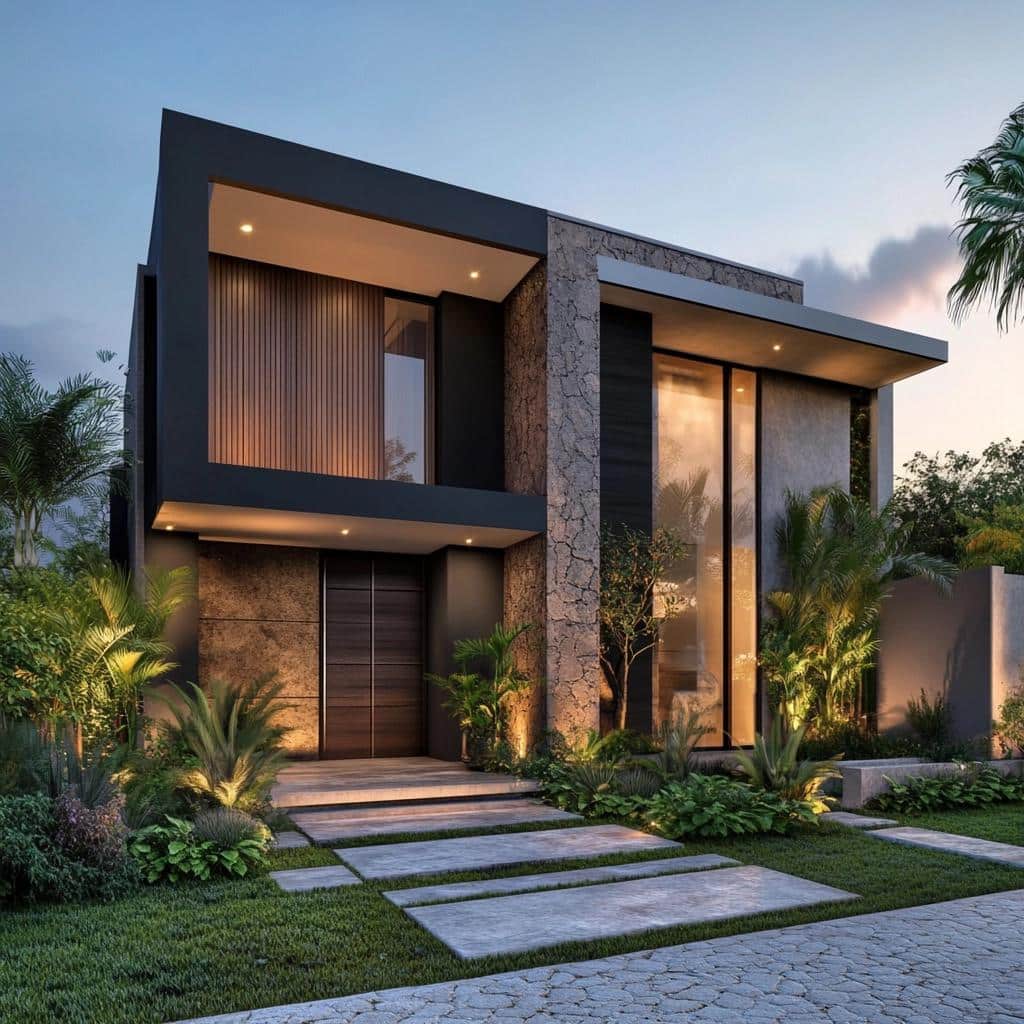 9 Inspirações de Fachadas de Casa para Todos os Estilos 8 9 Inspirações de Fachadas de Casa para Todos os Estilos