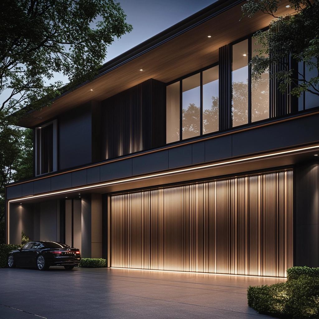 Fachadas de Garagem: Ideias para Escolher o Portão Perfeito para sua Casa 4 Fachadas de Garagem: Ideias para Escolher o Portão Perfeito para sua Casa