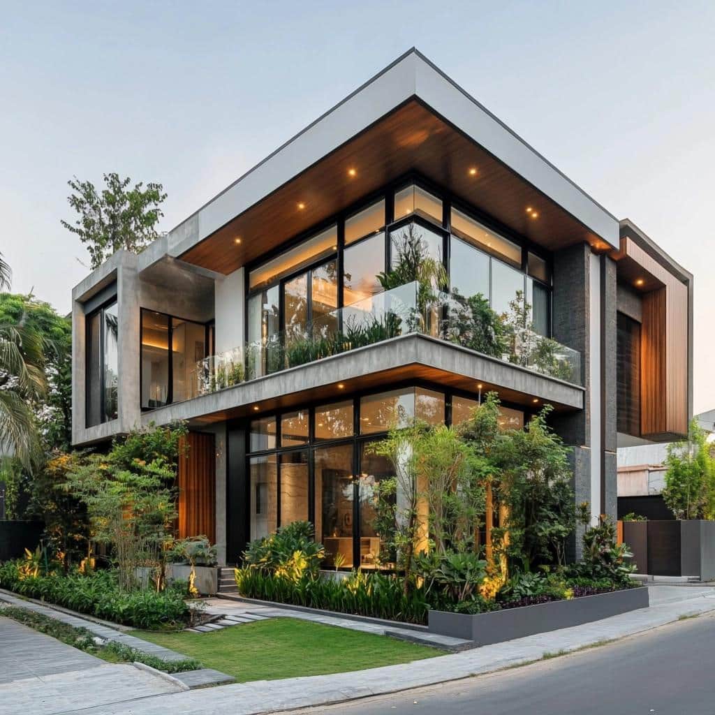 40 Fachadas de Casas de Esquina para Você se Inspirar 4 40 Fachadas de Casas de Esquina para Você se Inspirar
