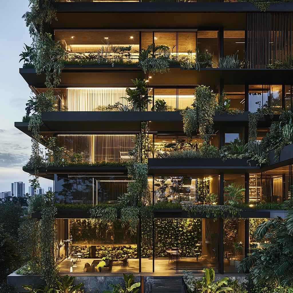 Fachadas Sustentáveis: Integrando Natureza e Arquitetura 3 Fachadas Sustentáveis: Integrando Natureza e Arquitetura
