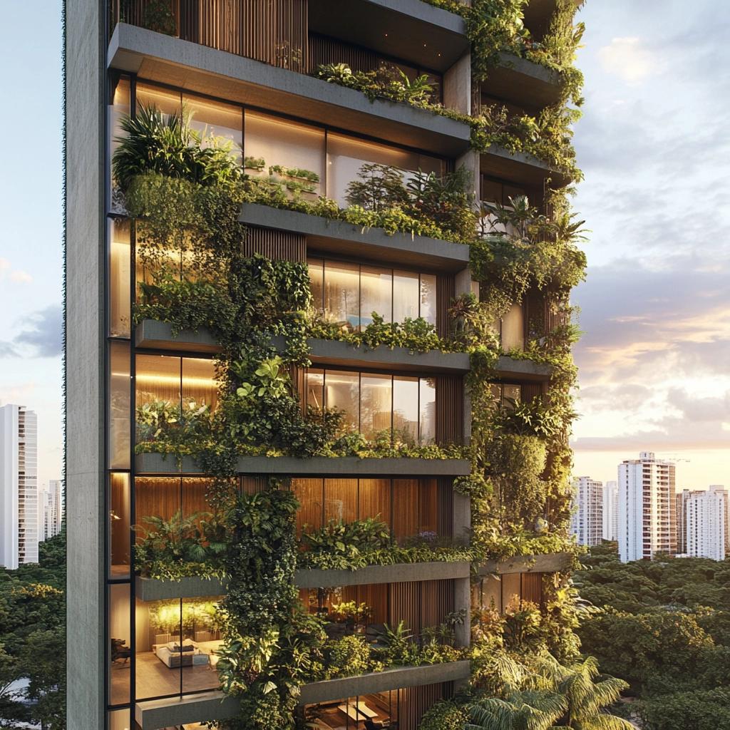 Fachadas Sustentáveis: Integrando Natureza e Arquitetura 2 Fachadas Sustentáveis: Integrando Natureza e Arquitetura
