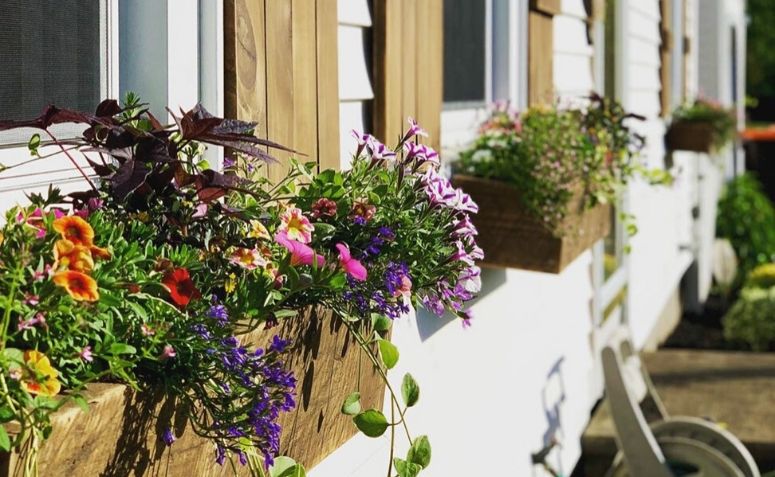 Transforme sua Casa: 60 Ideias Encantadoras com Floreiras de Madeira que Você Precisa Conhecer! 3 Floreira de madeira